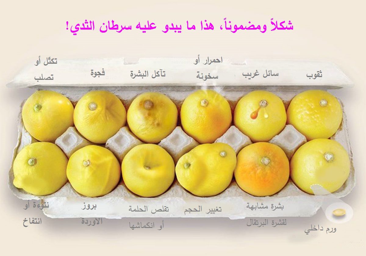 كيف ساعدت صورة ثمار الليمون في انقاذ النساء من سرطان الثدي!