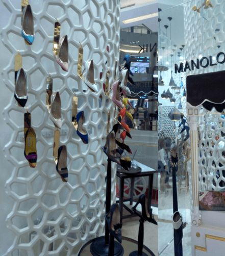 حفل إطلاق مجموعة تصاميم Manolo Blahnik الجديدة في دبي مول