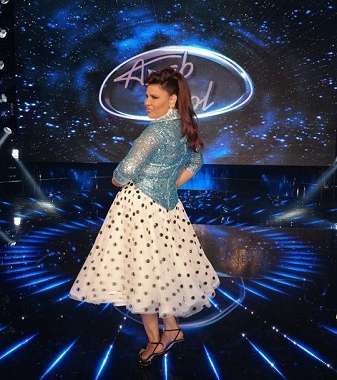 إطلالة أحلام في Arab Idol
