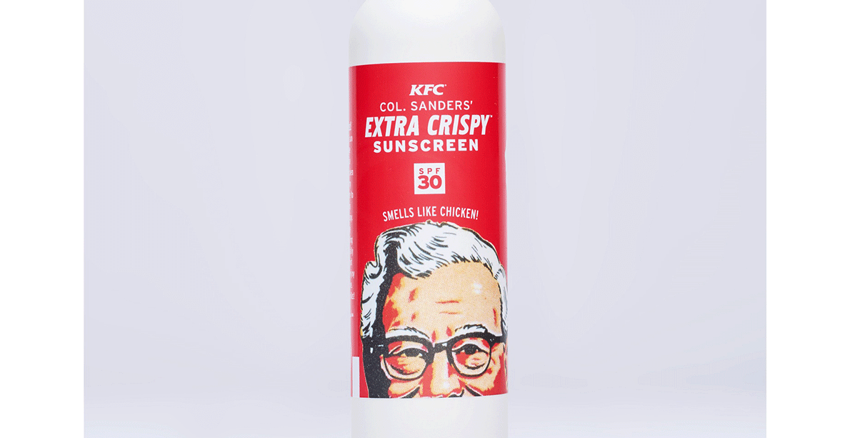 KFC تطلق واقي الشمس المقرمش