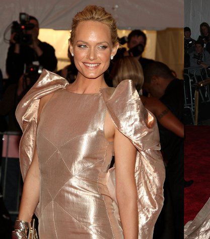 Amber Valetta  في حفل الـ Met Gala سنة 2008