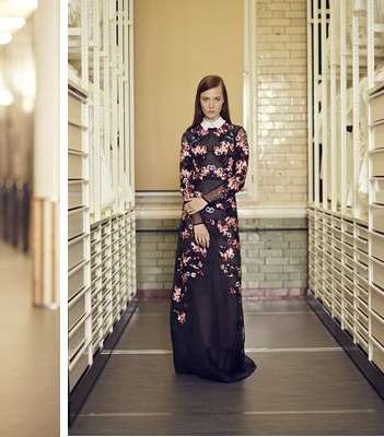 موضة الميتاليك مستمرة مع مجموعة Erdem Pre fall 2014