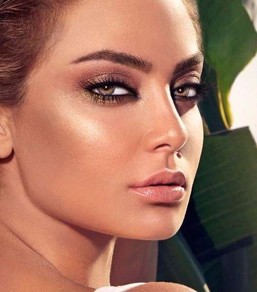 صور اجمل مكياج برونزي 