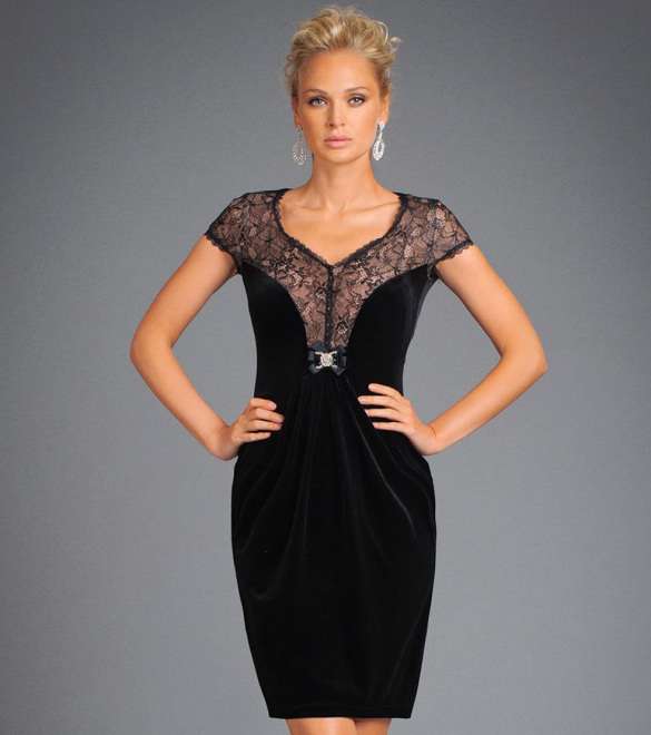 صور اجمل موديلات فساتين القطيفة