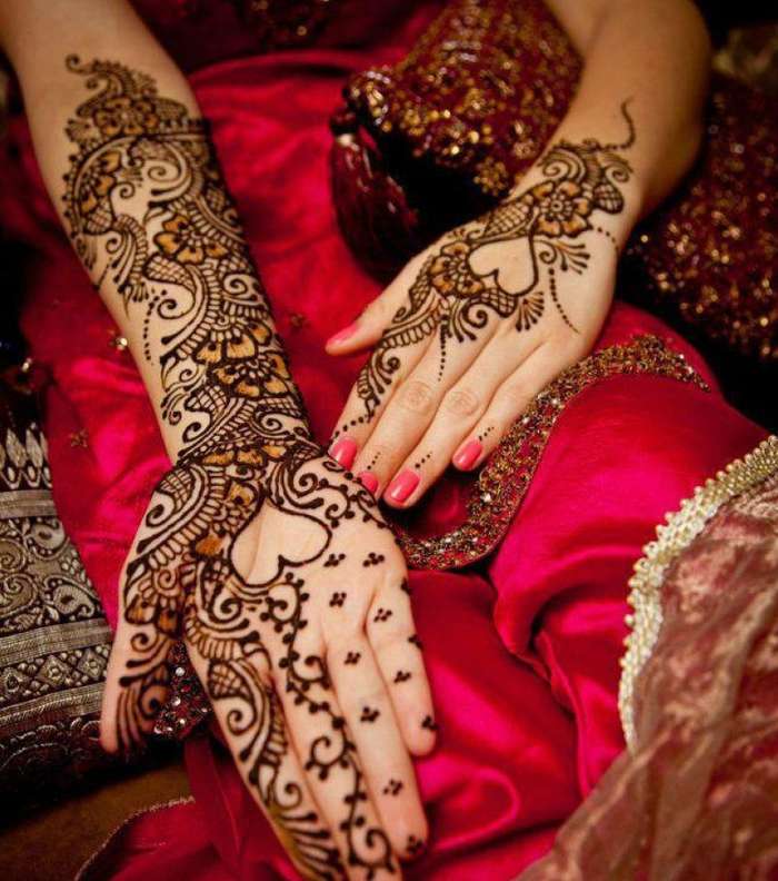 صور اجمل نقش حناء يمني للعروس