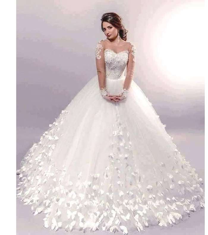 صور اروع فستان ابيض للعروس