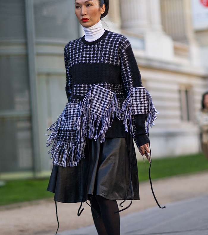 اليك صيحات موضة الشارع من اسبوع الموضة الباريسي لشتاء 2018