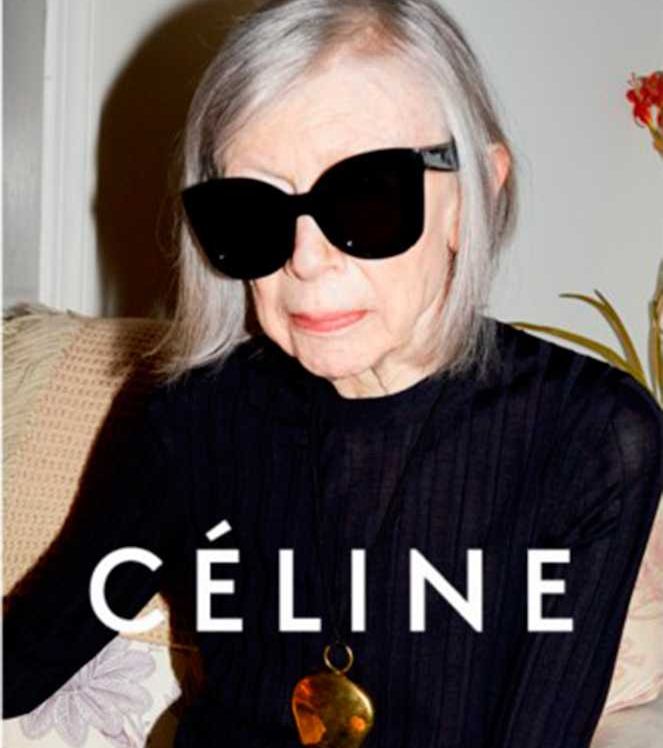  Joan Didion الوجه الاعلاني لدار سيلين لصيف 2015