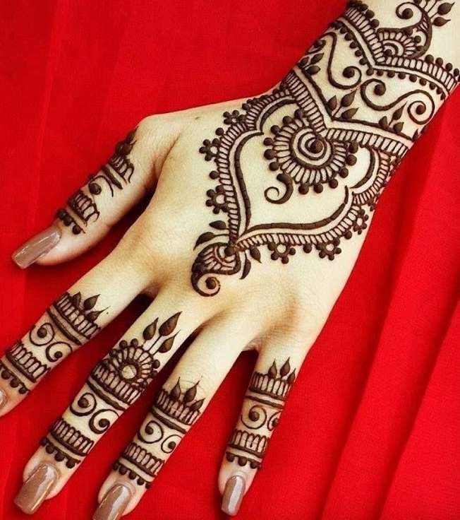 صور اجمل نقشات حناء يمنيه للعروس