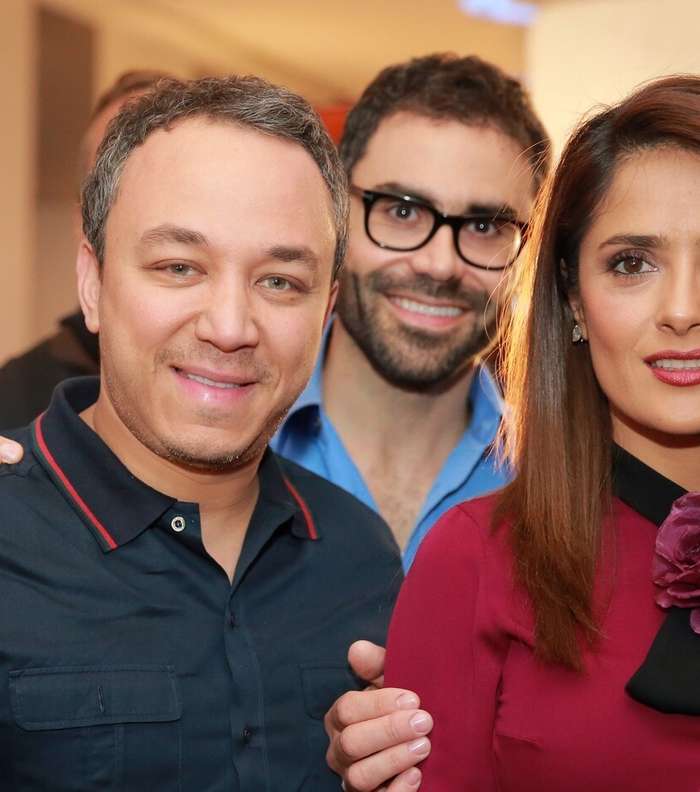 سلمى برفقة بسّام في كواليس حلقة 