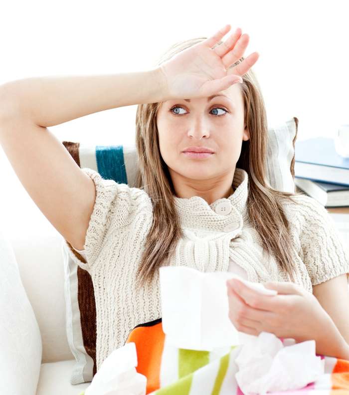 إرتفاع حرارة الجسم