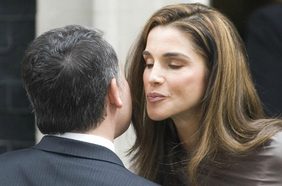 الملك عبدااله والملكة رانيا