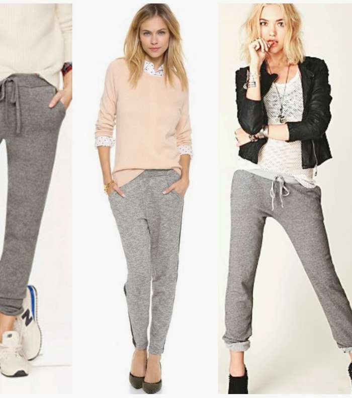 من صيحات موضة شتاء 2014، السراويل الرياضية Sweatpants
