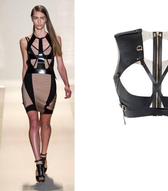 من Herve Leger، اختاري موضة السرج لربيع 2013