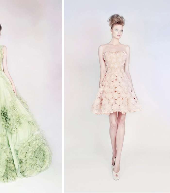 اجمل الفساتين لربيع 2013 من مجموعة رامي قاضي