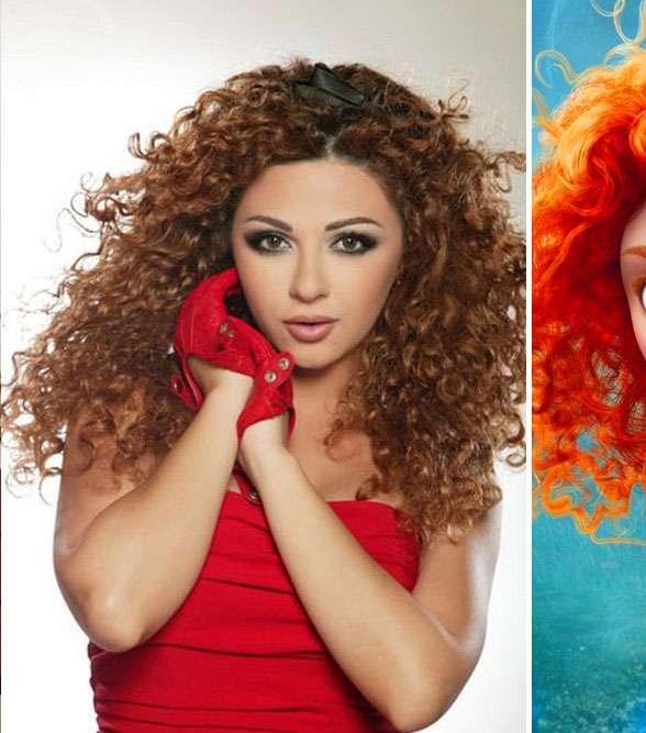 ميريام فارس شبيهة بطلة فيلم برايف