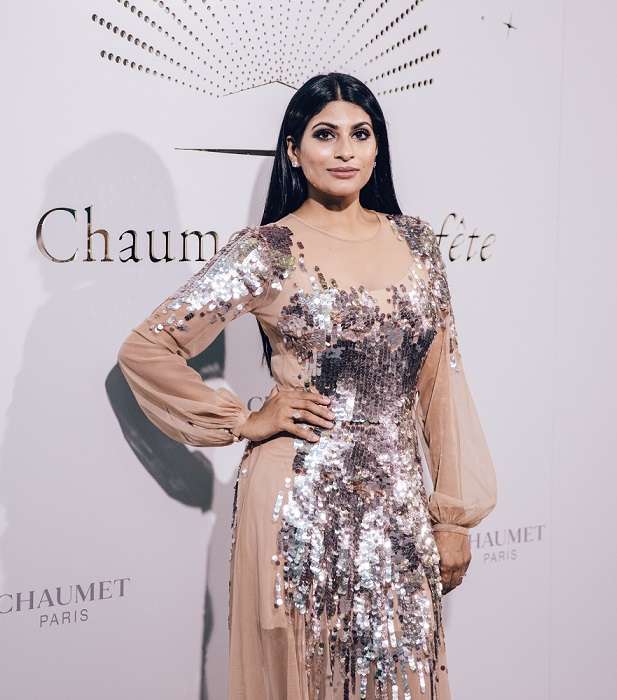 Farhana Bodi في حفل شوميه في باريس Chaumet est une fête