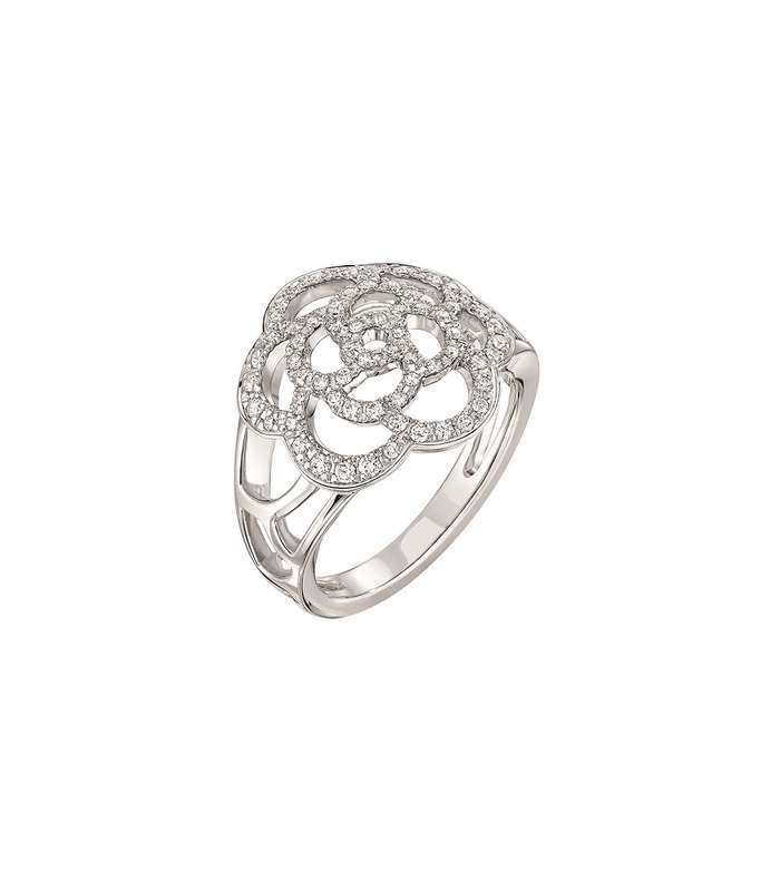 خاتم Camelia بالذهب الابيض من CHANEL