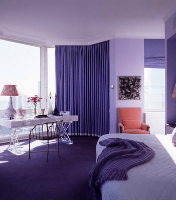 غرفتك باللون البنفسجي