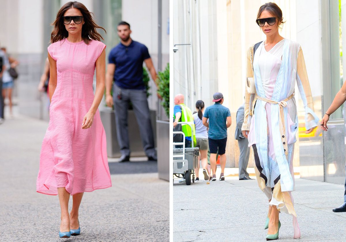 فيكتوريا بيكهام تروج لموضة الالوان الباستيلية في الصيف
