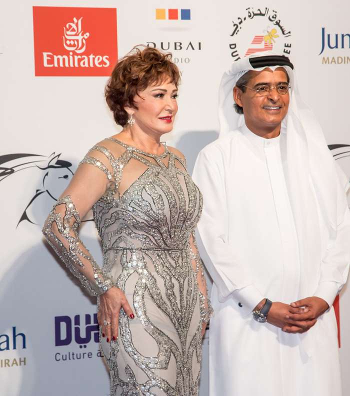 الممثلة المصرية القديرة لبلبة تألقت بأقراط Tiffany Enchant وخاتم Soleste.