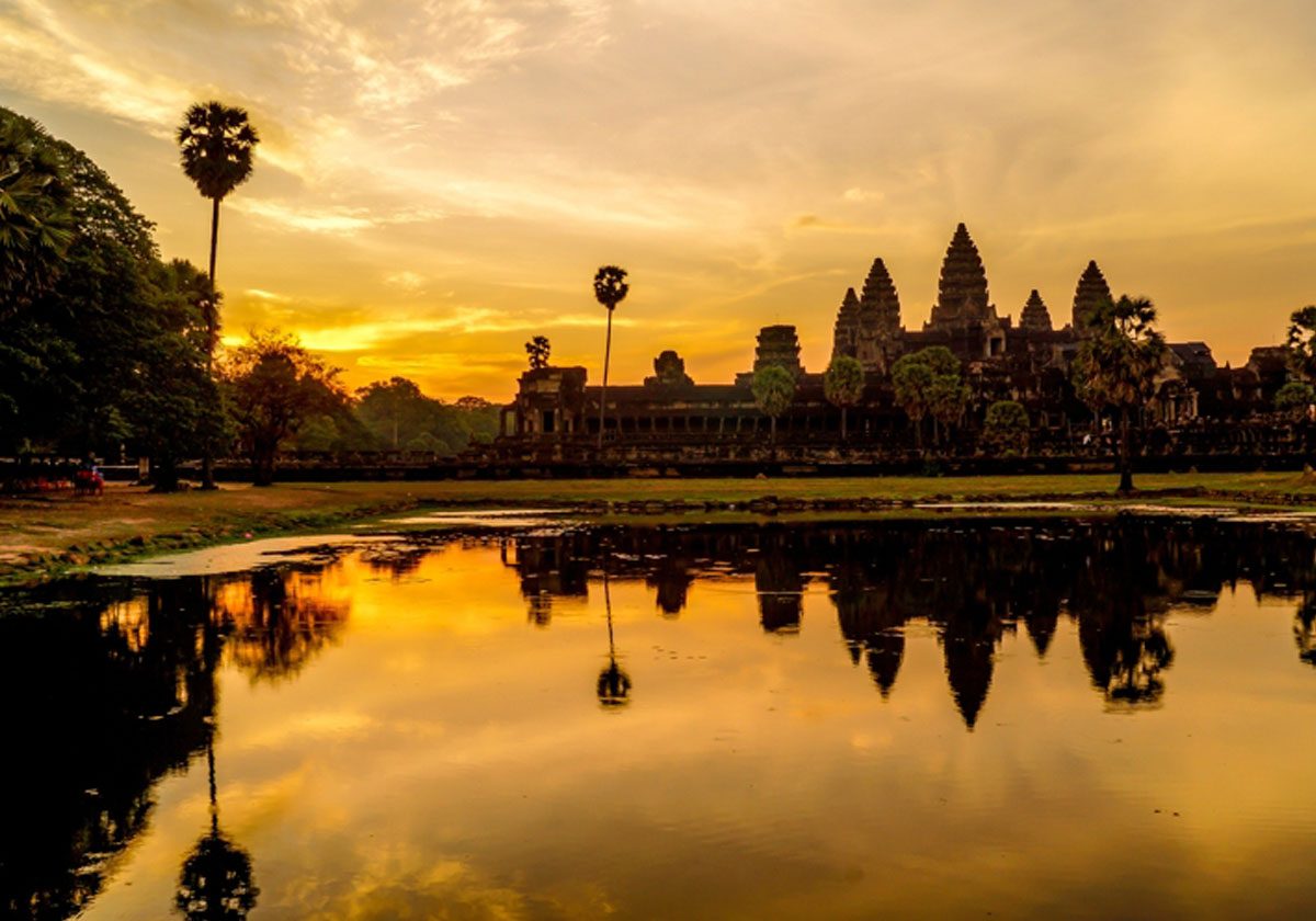 معبد أنغور وات في كمبوديا