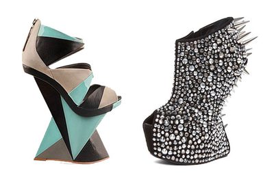 مجموعة من الأحذية الغريبة