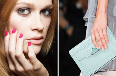 صور الوان اظافر ربيع وصيف 2013 | أسبوع الموضة في ميلانو 