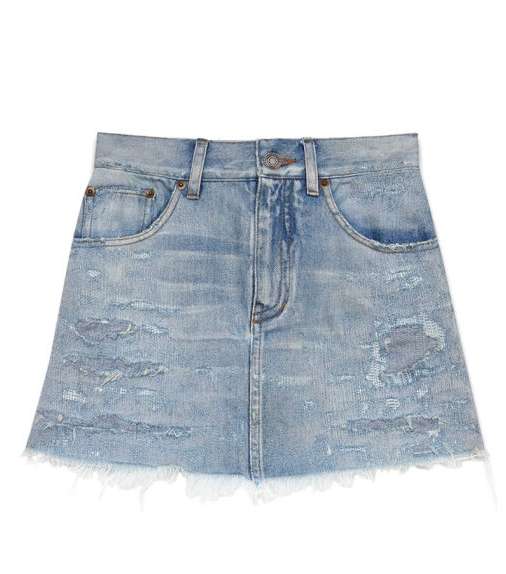 اختاري لصيف 2016 تنورة الجينز القصيرة بقصة A Line