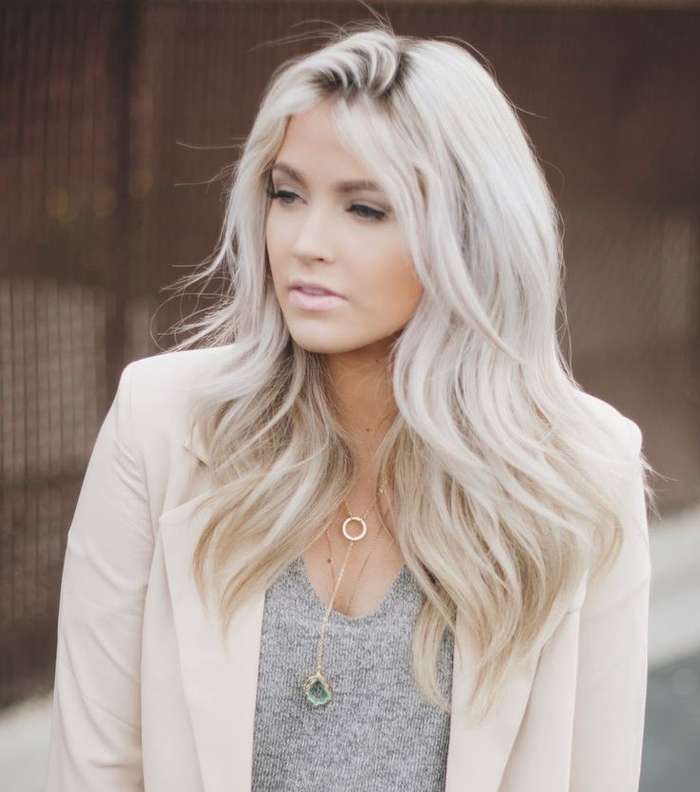 صور صبغات اشقر رمادي روعه