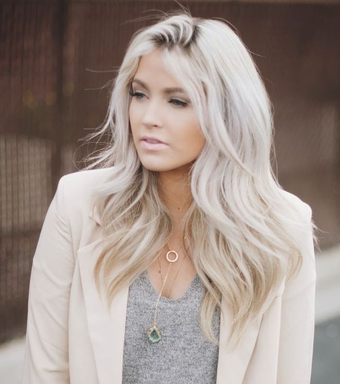 صور صبغات اشقر رمادي روعه