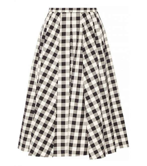 من صيحات صيف 2015 التنورة بالنقشة المقطعة