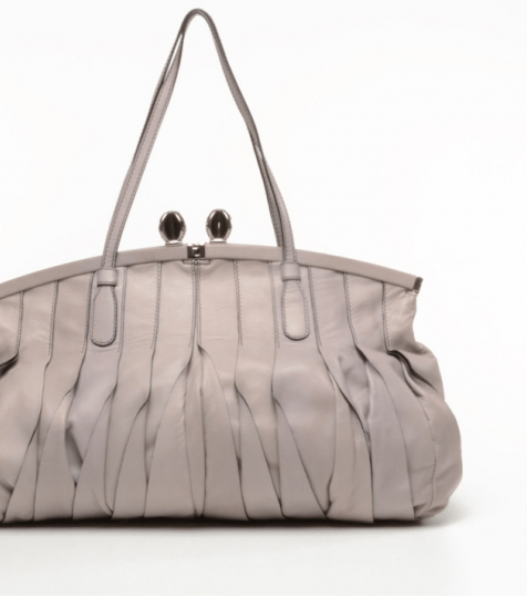 حقيبة Valentino Vertical Pleated Handbag