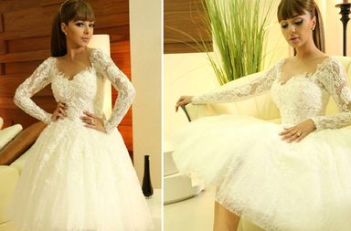 صور فساتين زفاف هيفا وهبي وميريام فارس في مسلسلات رمضان 2014