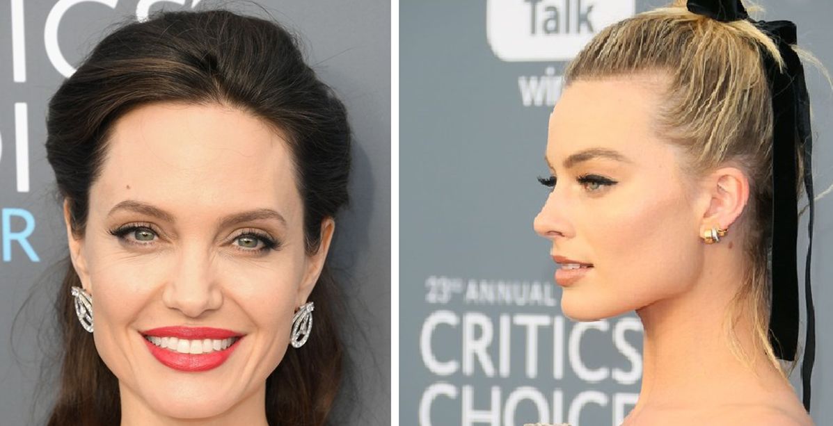سيطرة أنيقة لأحمر الشفاه القوي في حفل Critics' Choice Awards 2018