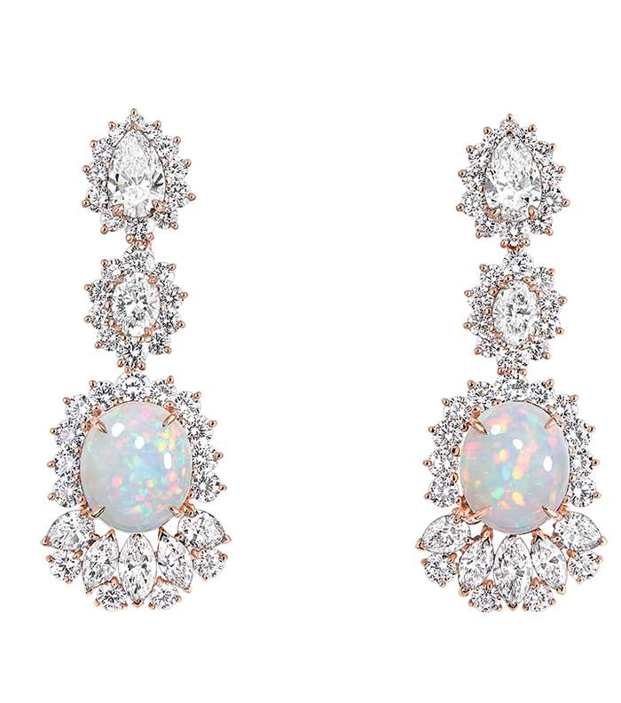 اقراط مميزة من ديور من المجموعة الجديدة Dior et D'opales