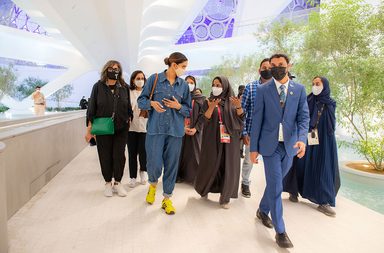 مشاهير عالميون زاروا اكسبو دبي 2020