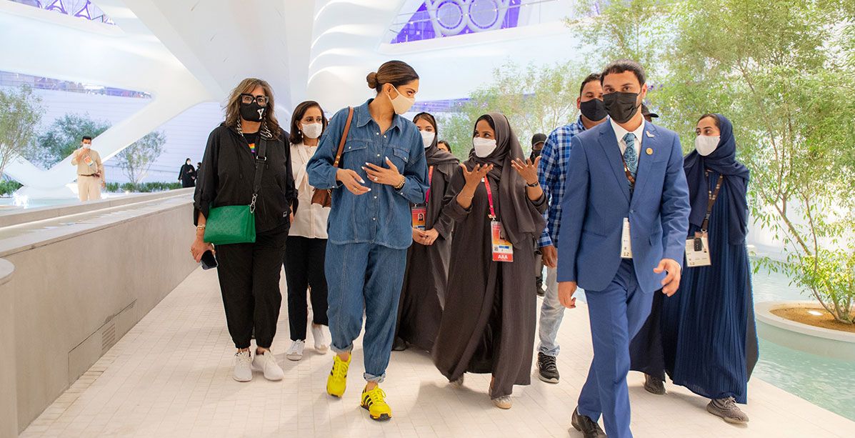 مشاهير عالميون زاروا اكسبو دبي 2020