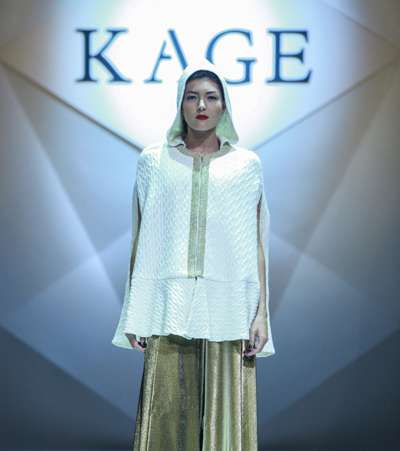 إليك لقطة من عرض أزياء Kage من فاشن فورورد