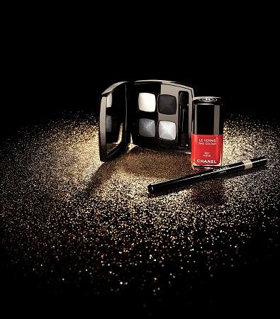 ظلال العيون Les 5 Ombres De CHANEL Oiseaux De Nuit و قلم الكحل Stylo Yeux Waterproof Or Blanc