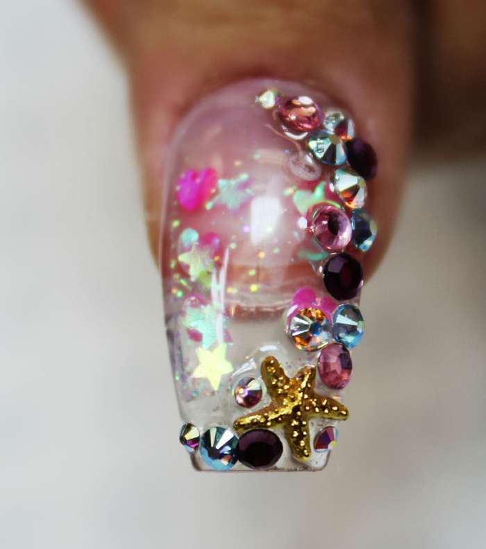Aquarium Nails من اغرب واحدث صيحات الاظافر