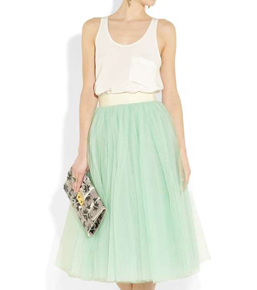 من الصيحات الرائجة في صيف 2013، تنانير التول