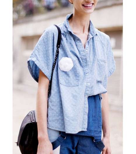 ارتدي في صيف 2014، القميص مع الأوفرول