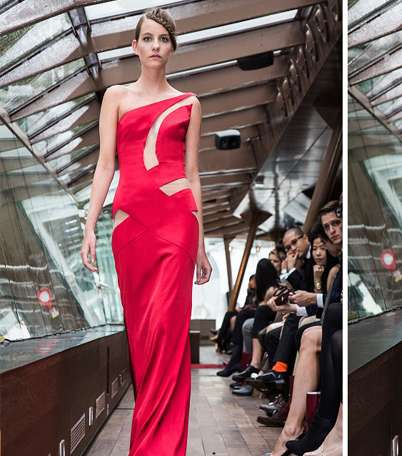 بالصور، فساتين رسمية لشتاء 2014 من تصميم روبير أبي نادر