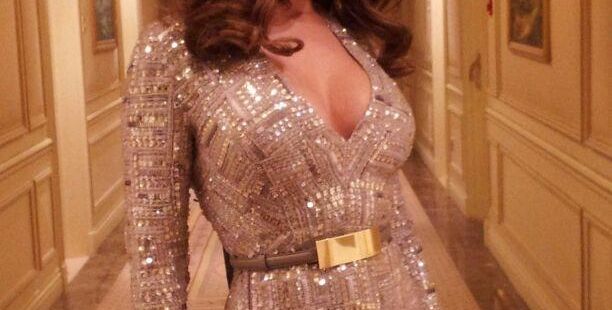 نانسي عجرم في فستان من إيلي صعب