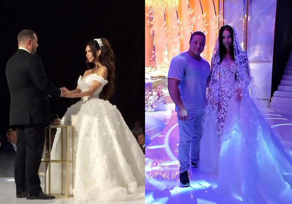 70 قراطاً هو حجم خاتم الزواج... شاهدي صور الزفاف الاكثر بذخاً وفخامة لهذا العام!