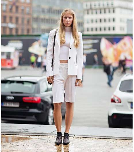 من صيحات الموضة في صيف 2014 الشورت الطويل