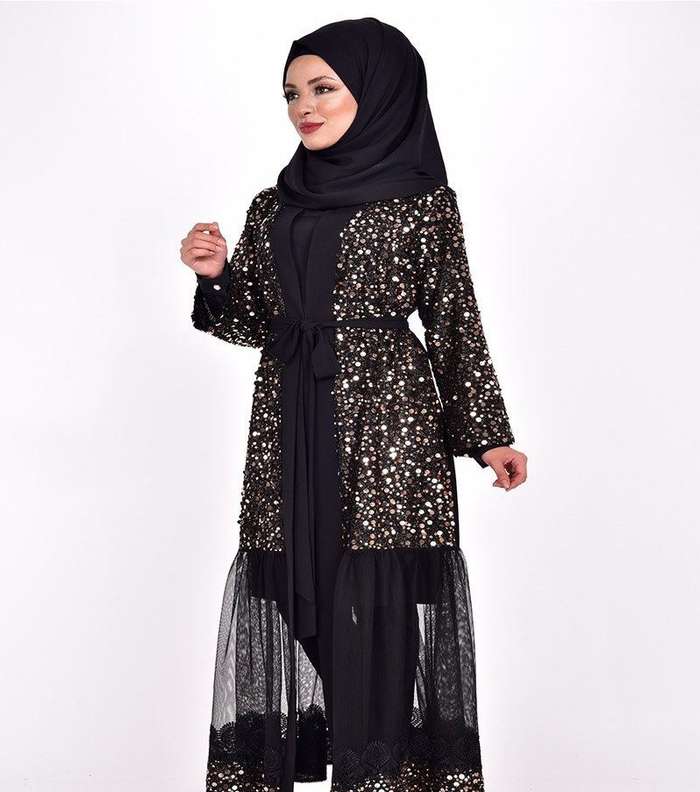 صور اجمل عبايات شيفون