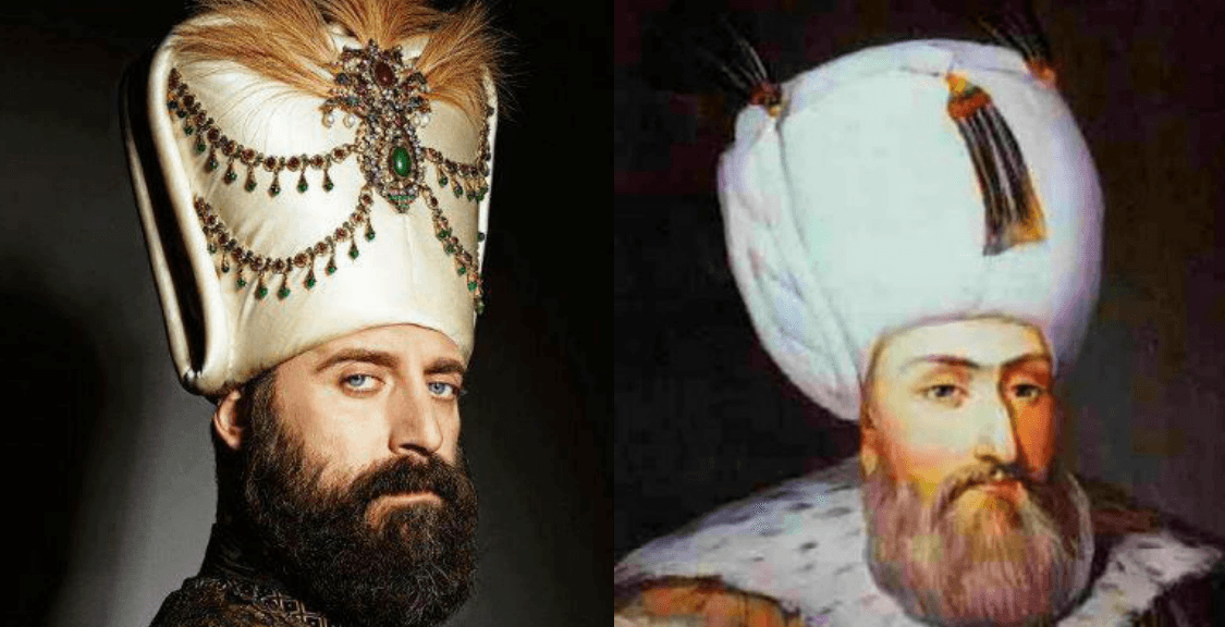 السلطان سليمان الحقيقي لجأ إلى المكياج