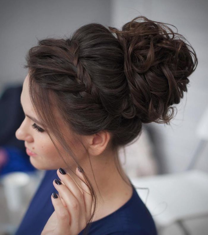 صور اجمل تسريحات شعر للمناسبات 2018